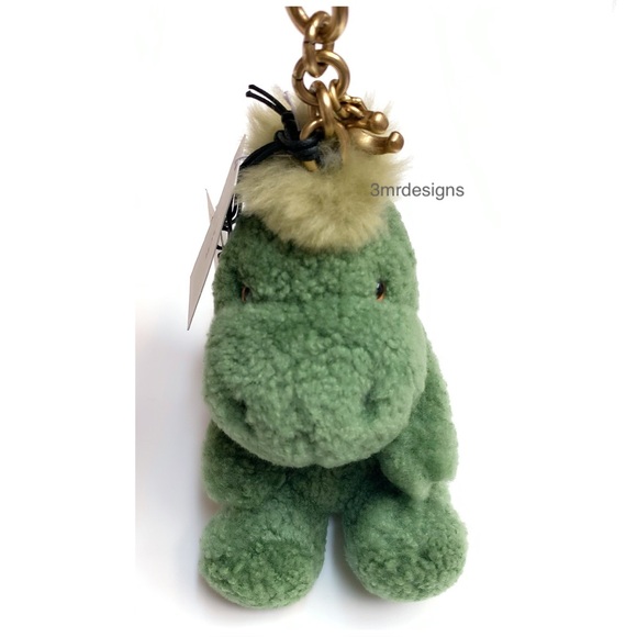 NWT COACH Shearling Rexy Fall 2025 Runway Limited Edition Keychain/Bag Charm - Picture 5 of 11